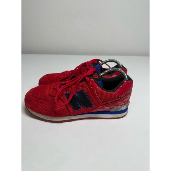 New balance 574 Men’s Classic Paint Chip Red White Blue Size 6 See Description - Picture 4 of 15